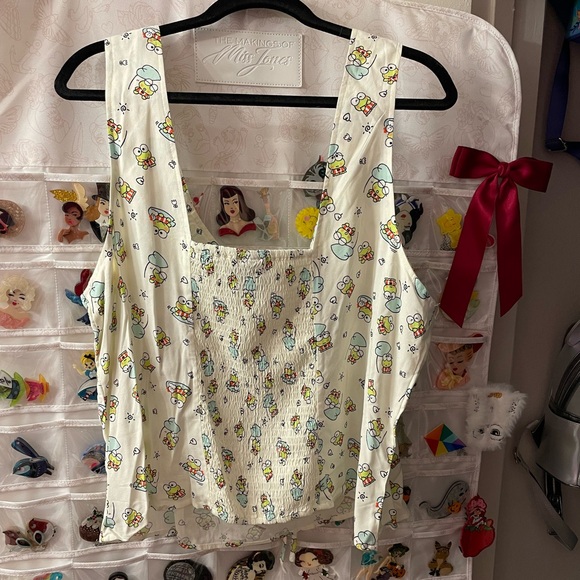 Hot Topic Keroppi Ruched Girls Tank Top - Picture 13 of 16